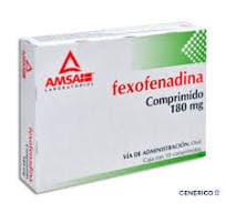 Fexofenadina 180 mg AMSA C/10 Comp