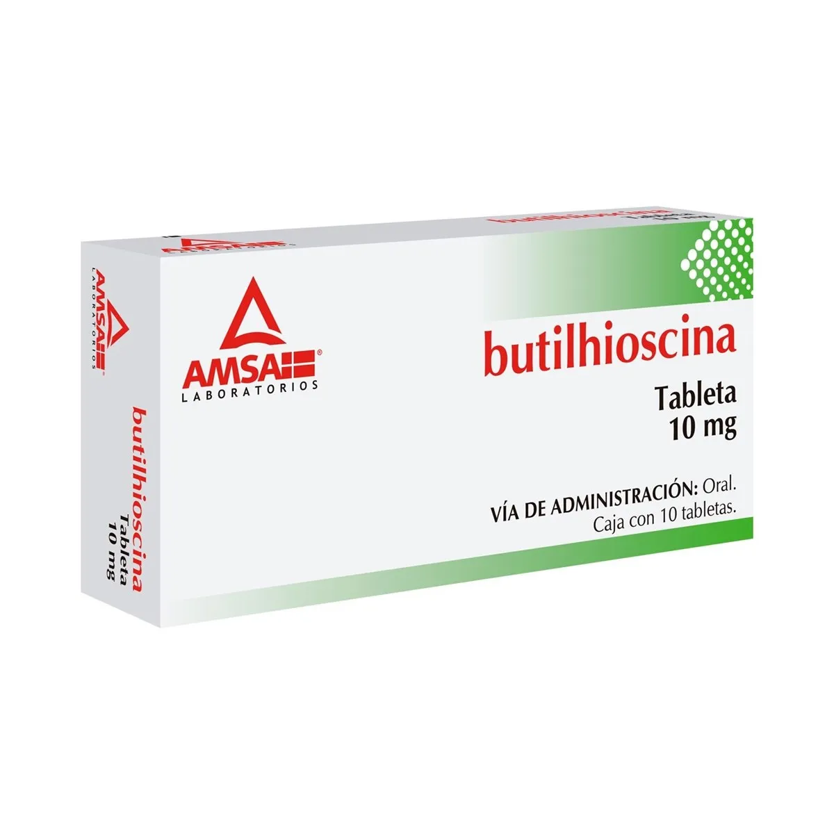 butilHioscina 10 mg AMSA C/10 Tabs