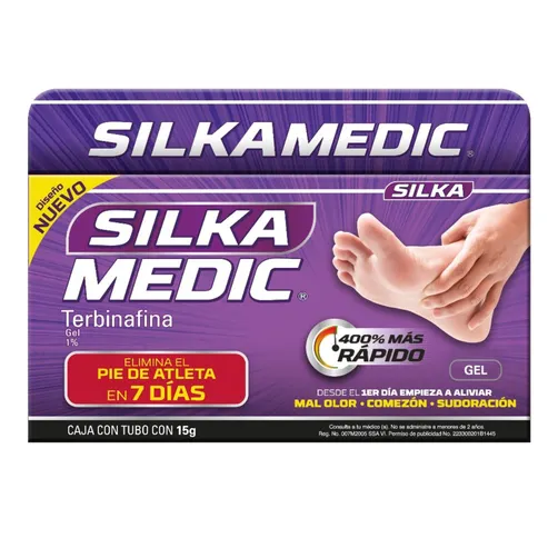 Terbinafina 1% SILKA MEDIC C/15 g