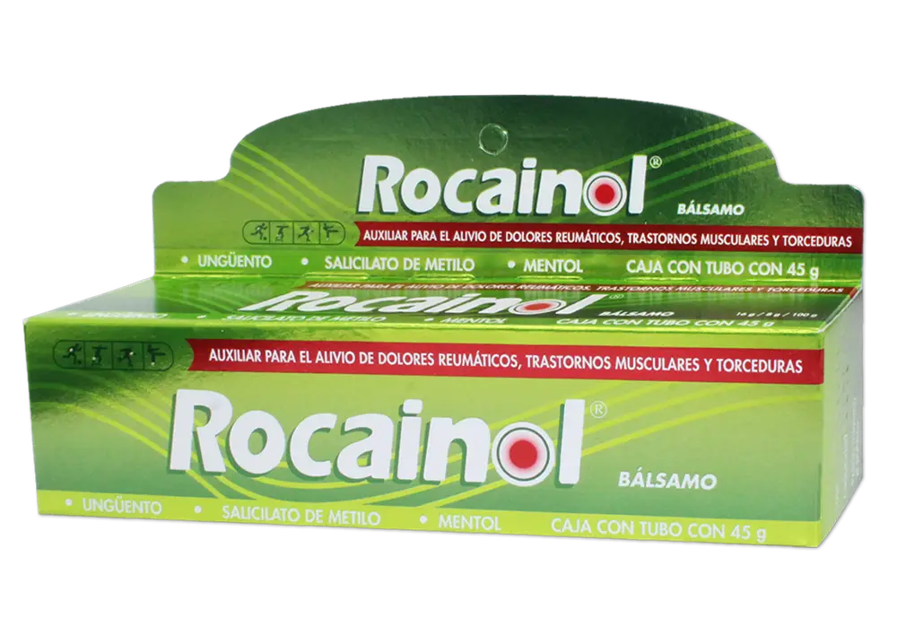 Salicicato de metilo 16 g / Mentol 8 g / 100 g ROCAINOL Balsamo C/45 g