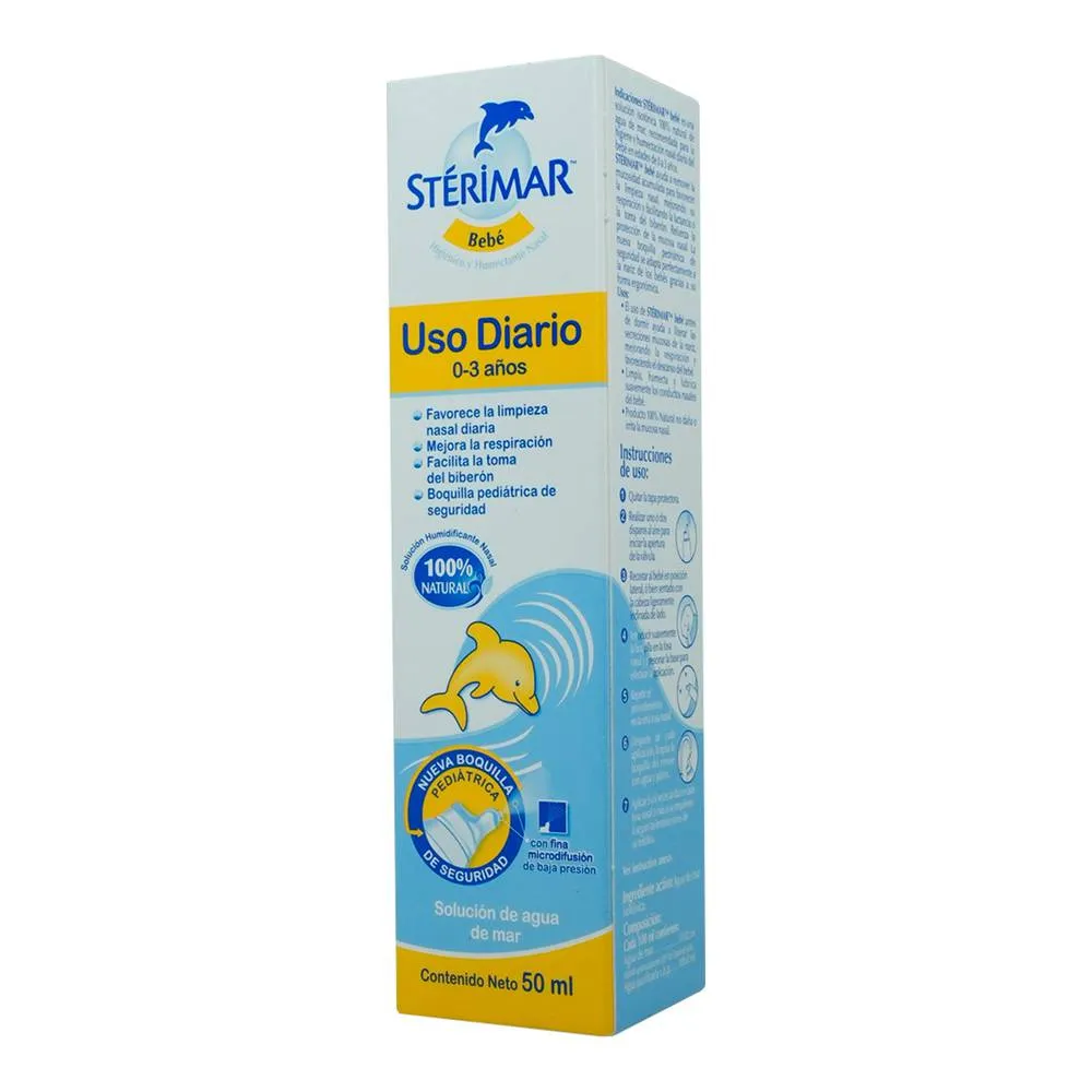 Sterimar bebé uso diario C/50 mL