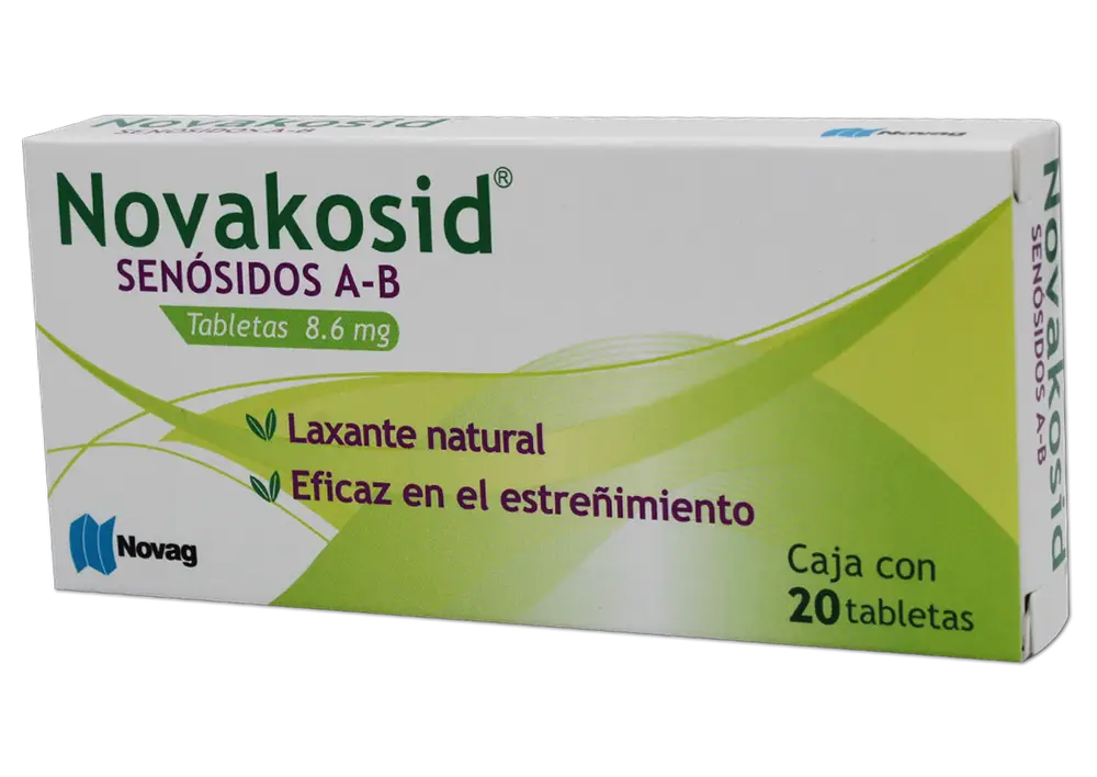Senosidos A-B 8.6 mg NOVAKOSID A-B C/20 Tabs