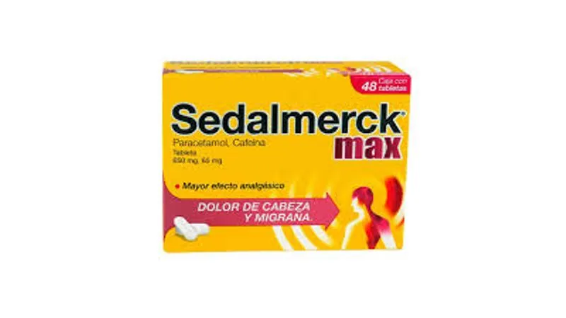 Paracetamol 650 mg / Cafeina 65 mg SEDALMERCK MAX C/48 Tabs