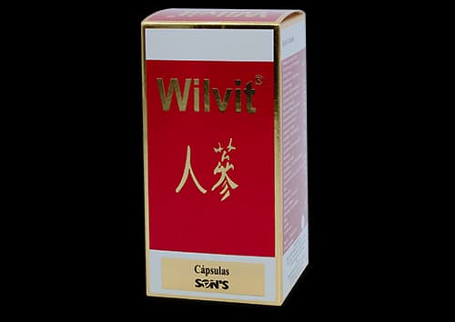 Ginseng, vitaminas, minerales WILVIT C/30 Caps