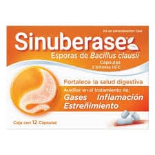 Sinuberase (2 Billon) C/12 Caps
