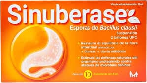 Sinuberase (2 billones) C/10 Amp