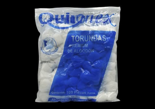 Algodón en torunda QUIRMEX C/75 g