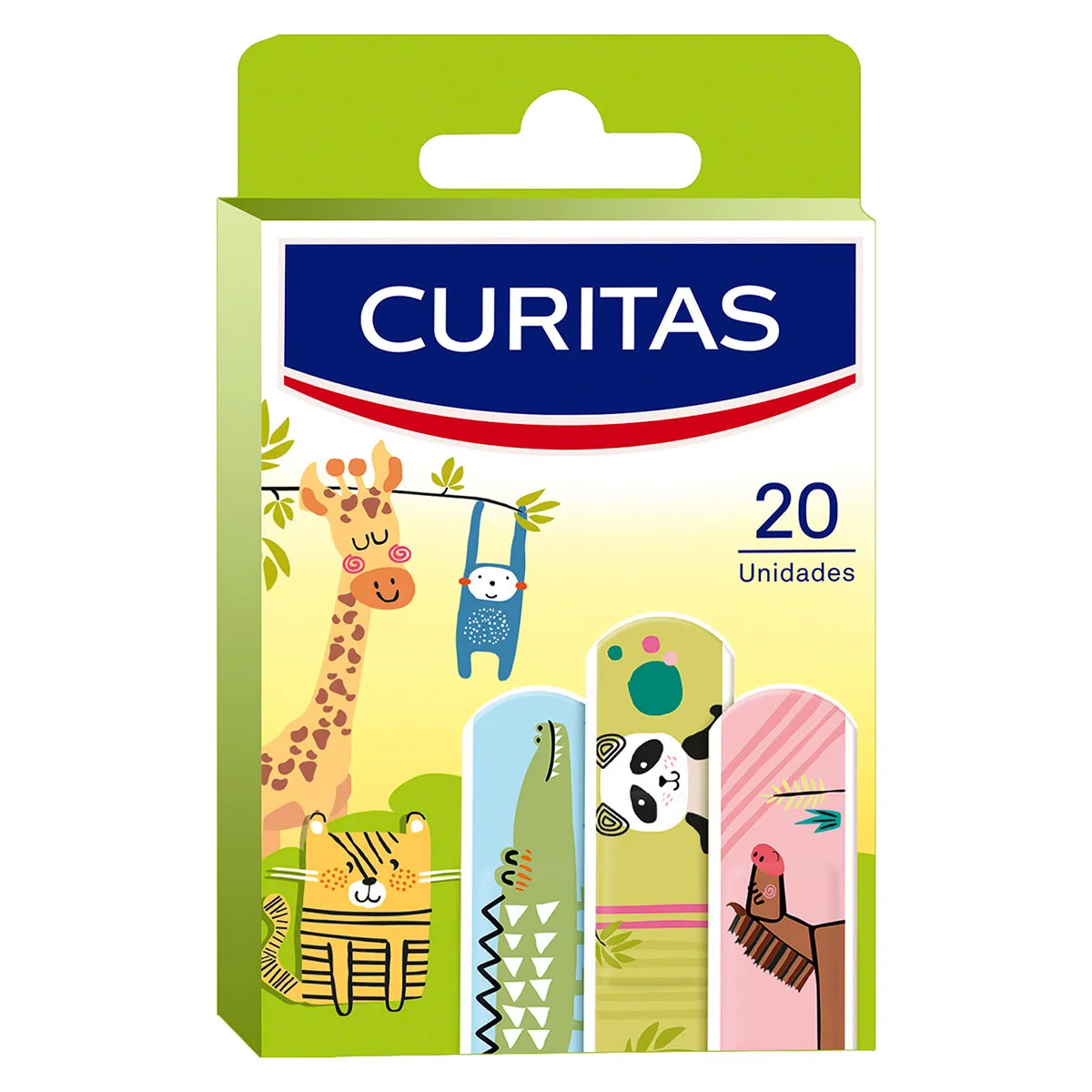 Curitas Infantil de Animalitos C/20 pzas