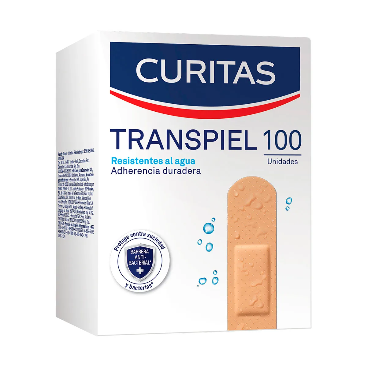 Pza de Curitas Transpiel Resistentes al Agua