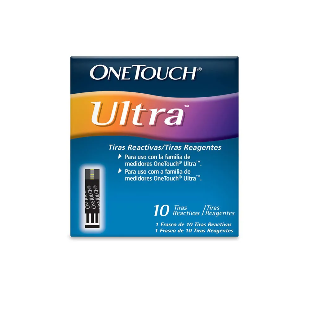 Tiras reactivas ONE TOUCH ULTRA C/10 Tiras