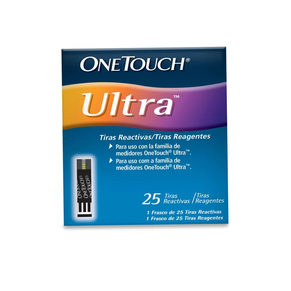 Tiras reactivas ONE TOUCH ULTRA C/25 Tiras
