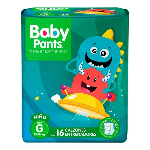 CALZON ENTRENADOR BABY PANTS NIÑO C/16 PZAS