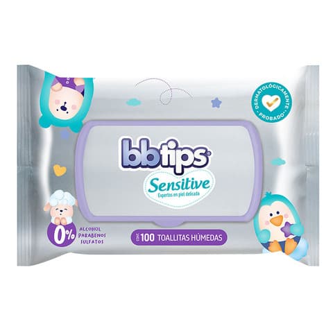 Toallitas Húmedas Bbtips C/100 pzas