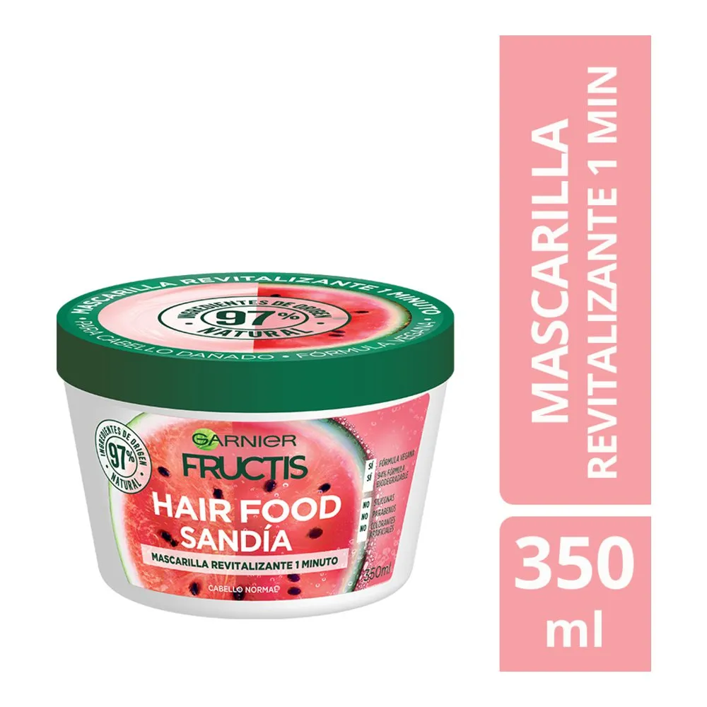 Mascarilla para Cabello Garnier Fructis Hair Food Sandia C/350 mL