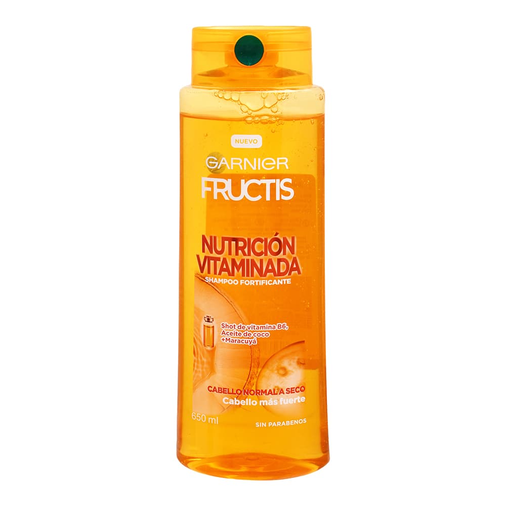 Shampoo Garnier Fructis Nutricion Vitaminada C/650 ml