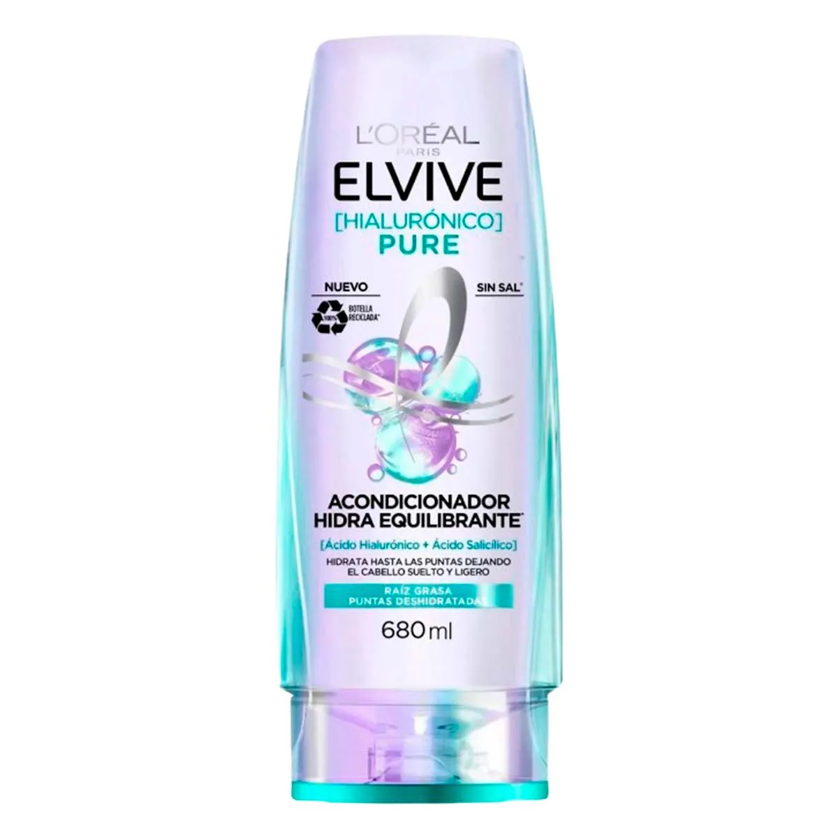 Acondicionador Elvive Hidra Equilibrante Hialuronico Pure C/680 mL