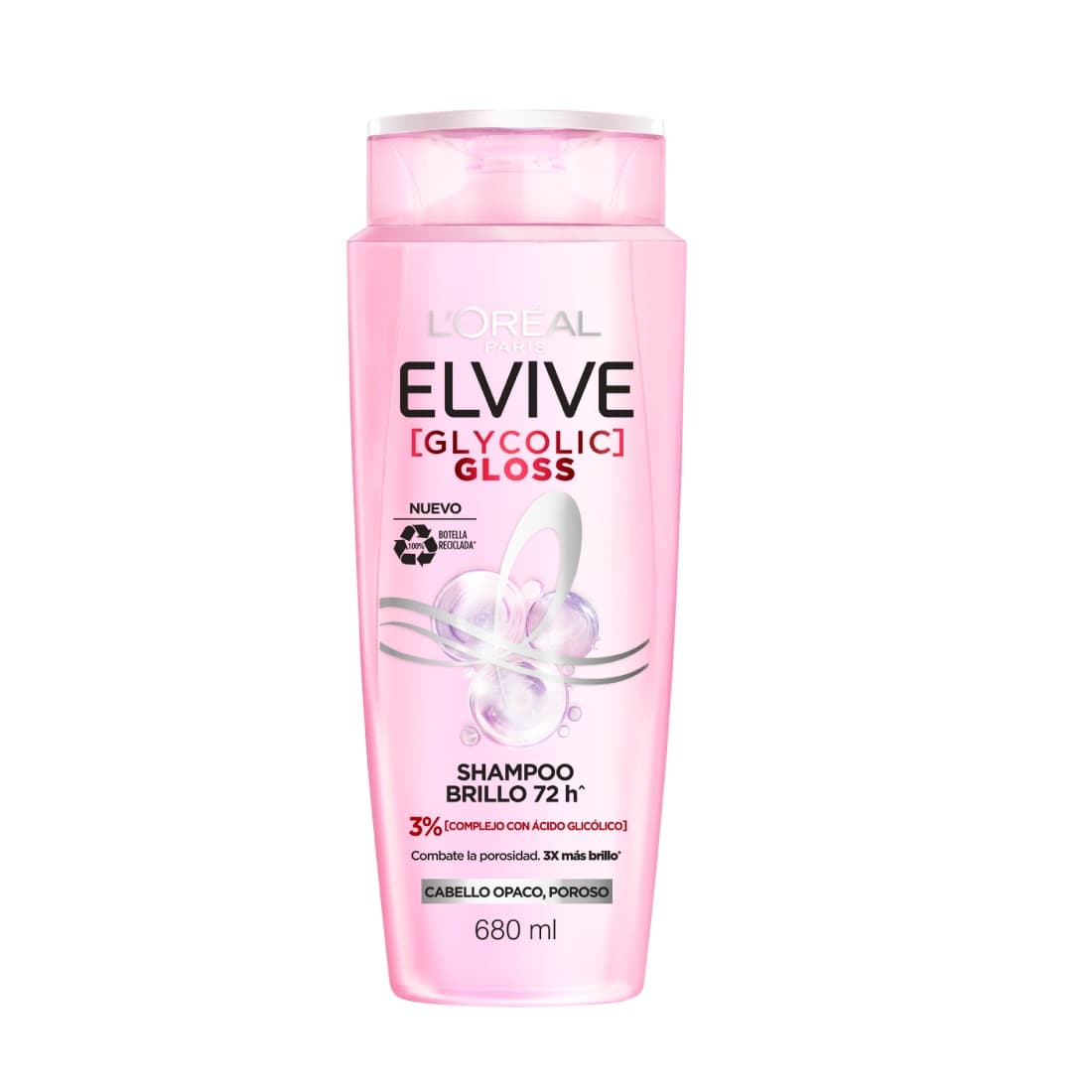 Shampoo Loréal Elvive Glycolic Gloss C/680 mL