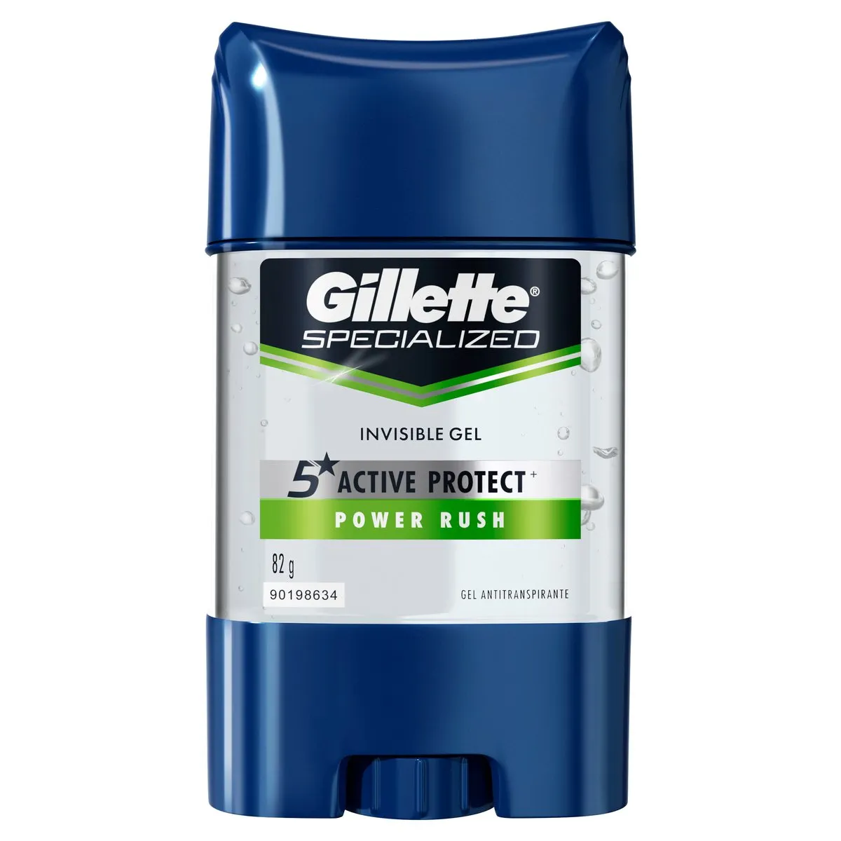 Desodorante Gillette en Gel Power Rush C/82 g