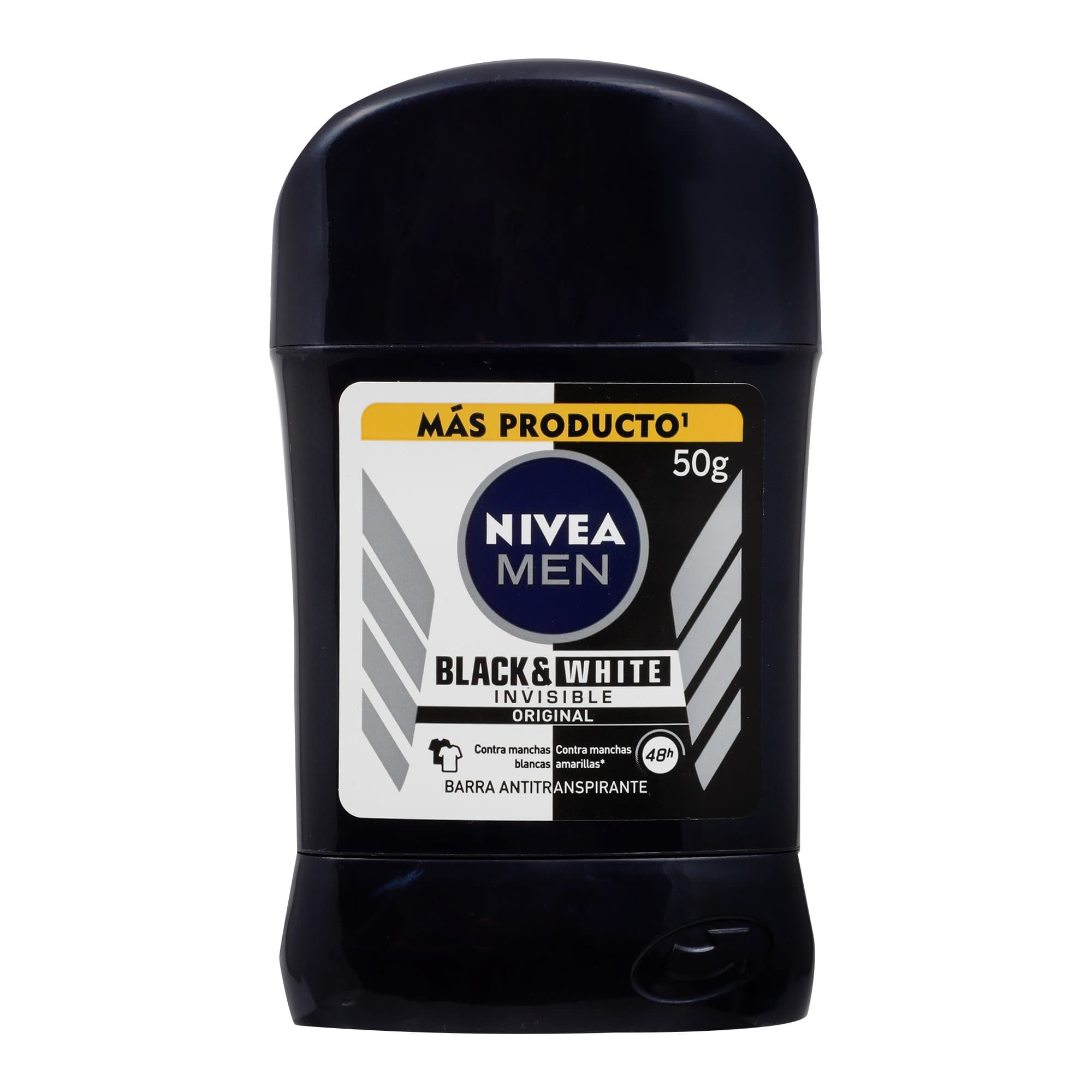 Antitranspirante en Barra Nivea Men BLACK AND WHITE 50 g