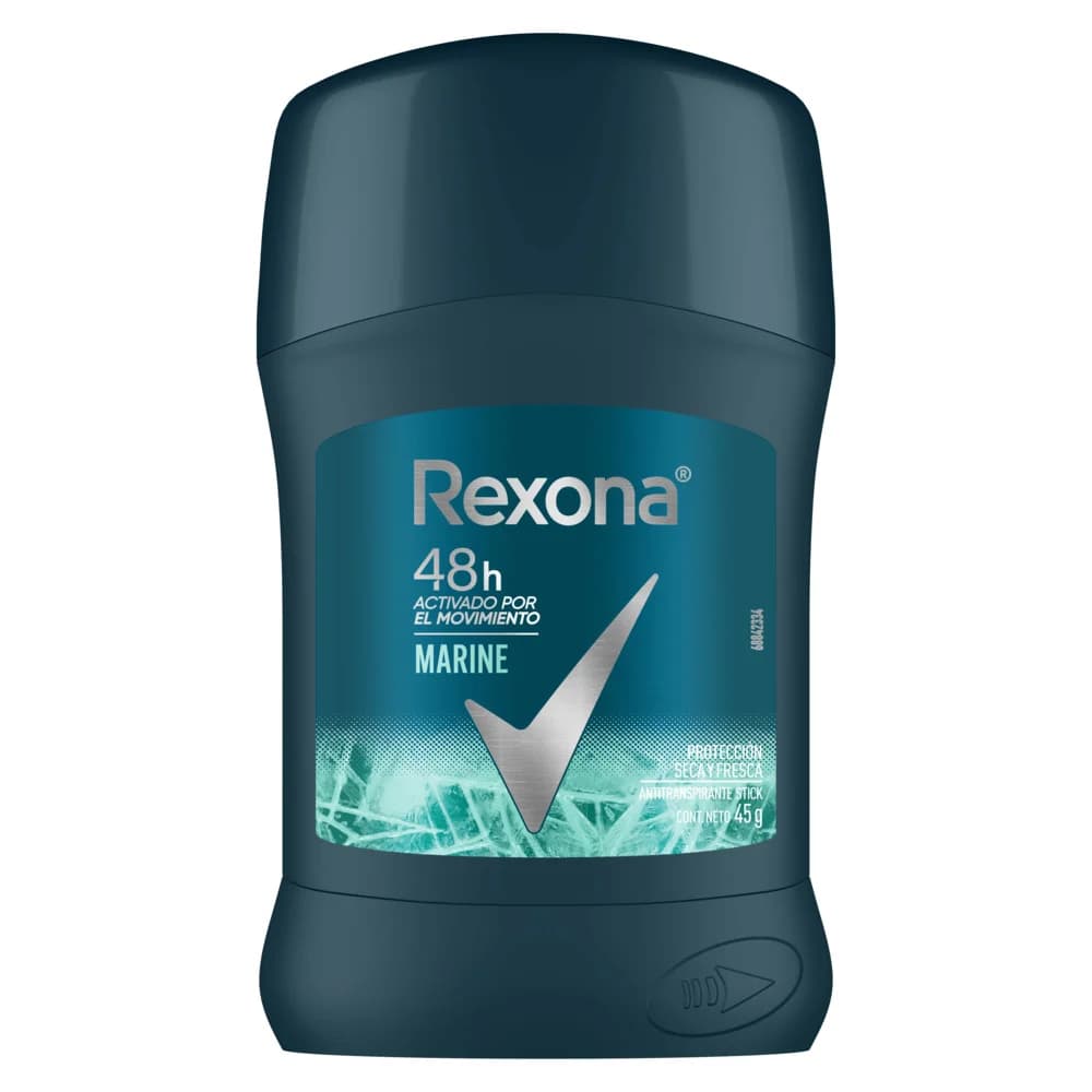 Antitranspirante en Barra Rexona Men Marine C/45 g