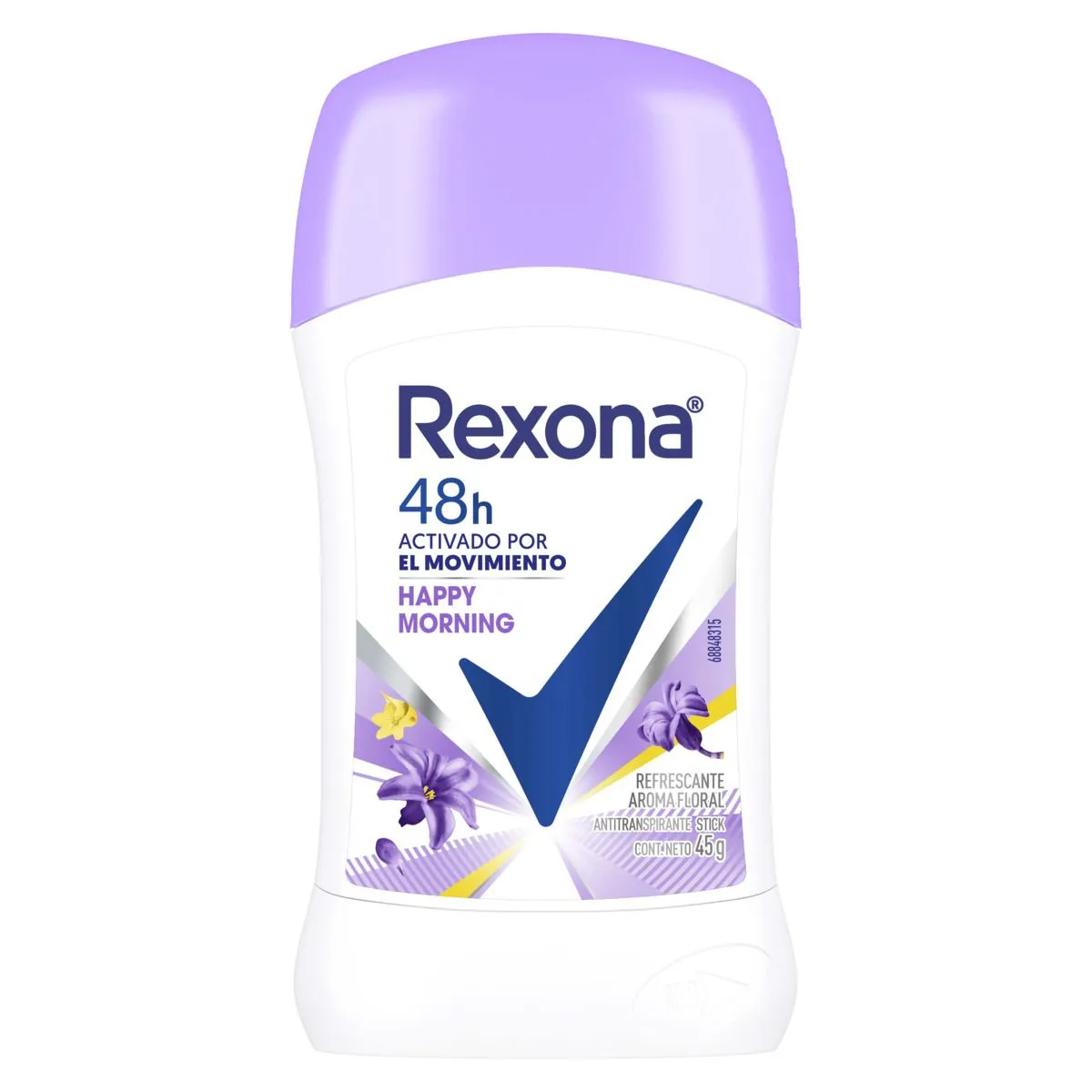 Antitranspirante en Barra Rexona Happy Morning C/45 g
