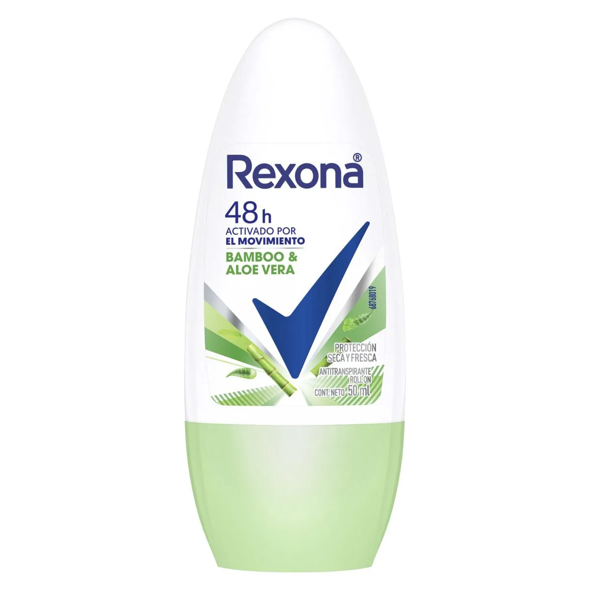 Antitranspirante Roll-On Rexona Bamboo C/50 mL
