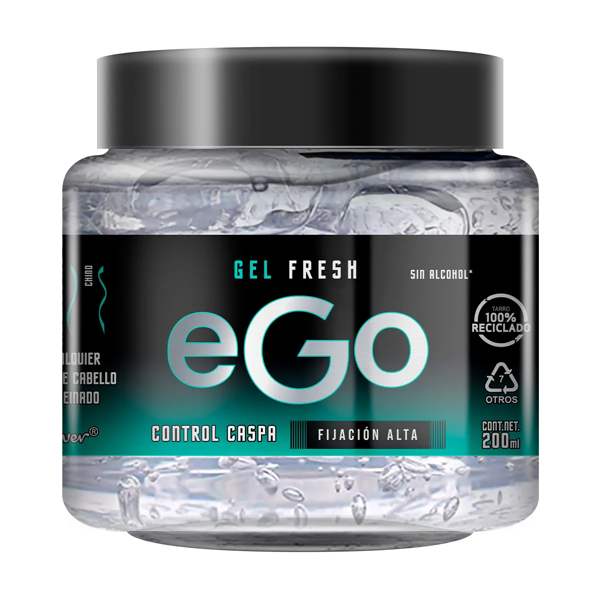 Gel Ego Fresh Control Caspa Fijación Alta C/200 mL