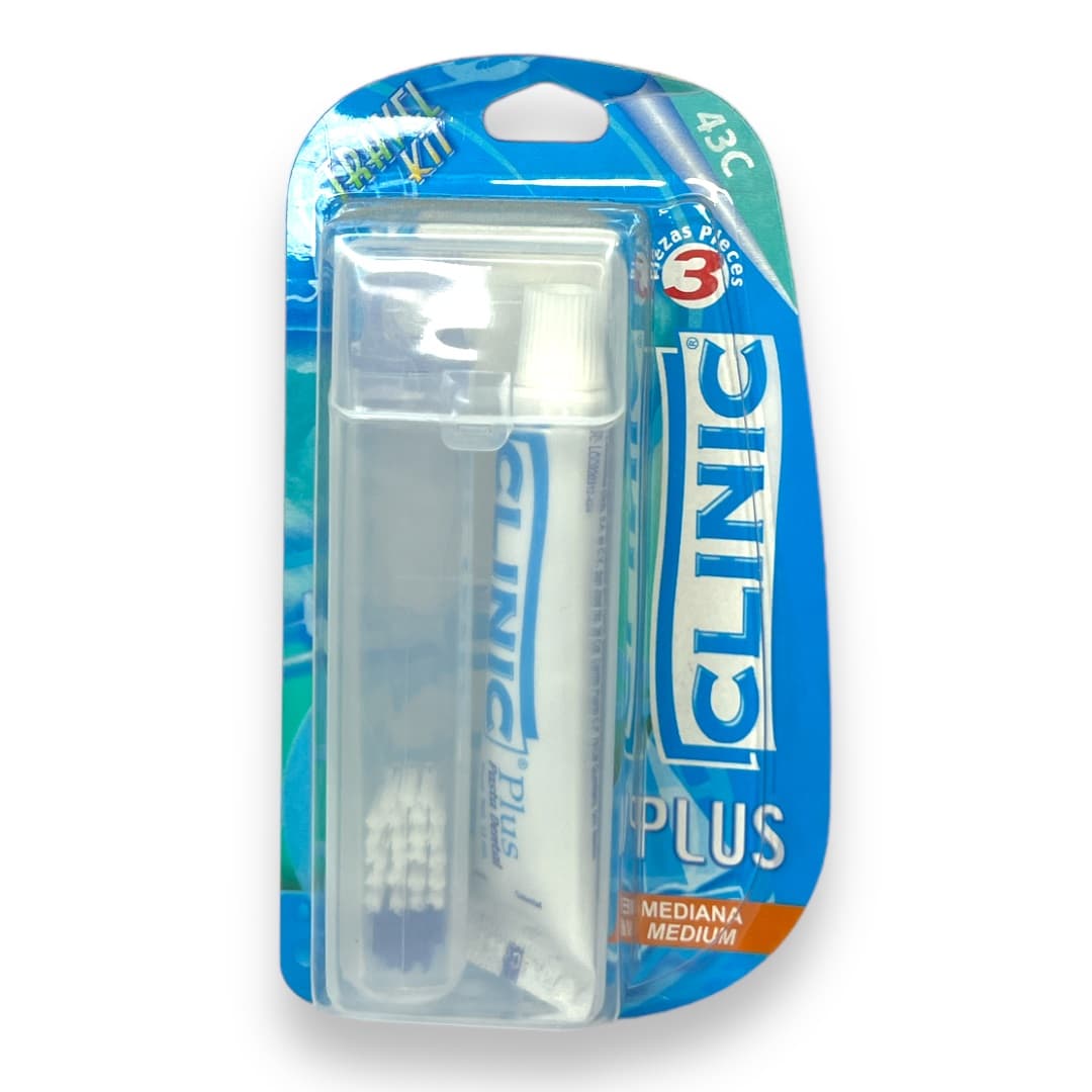 Kit De Viaje Cepillo Pasta Dental CLINIC