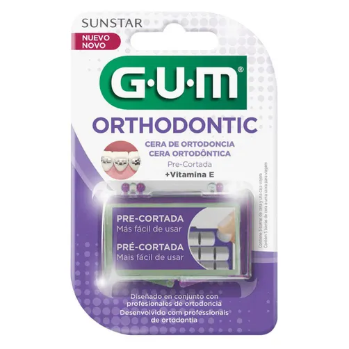 Cera Dental Gum Pre-Cortada para Ortodoncia
