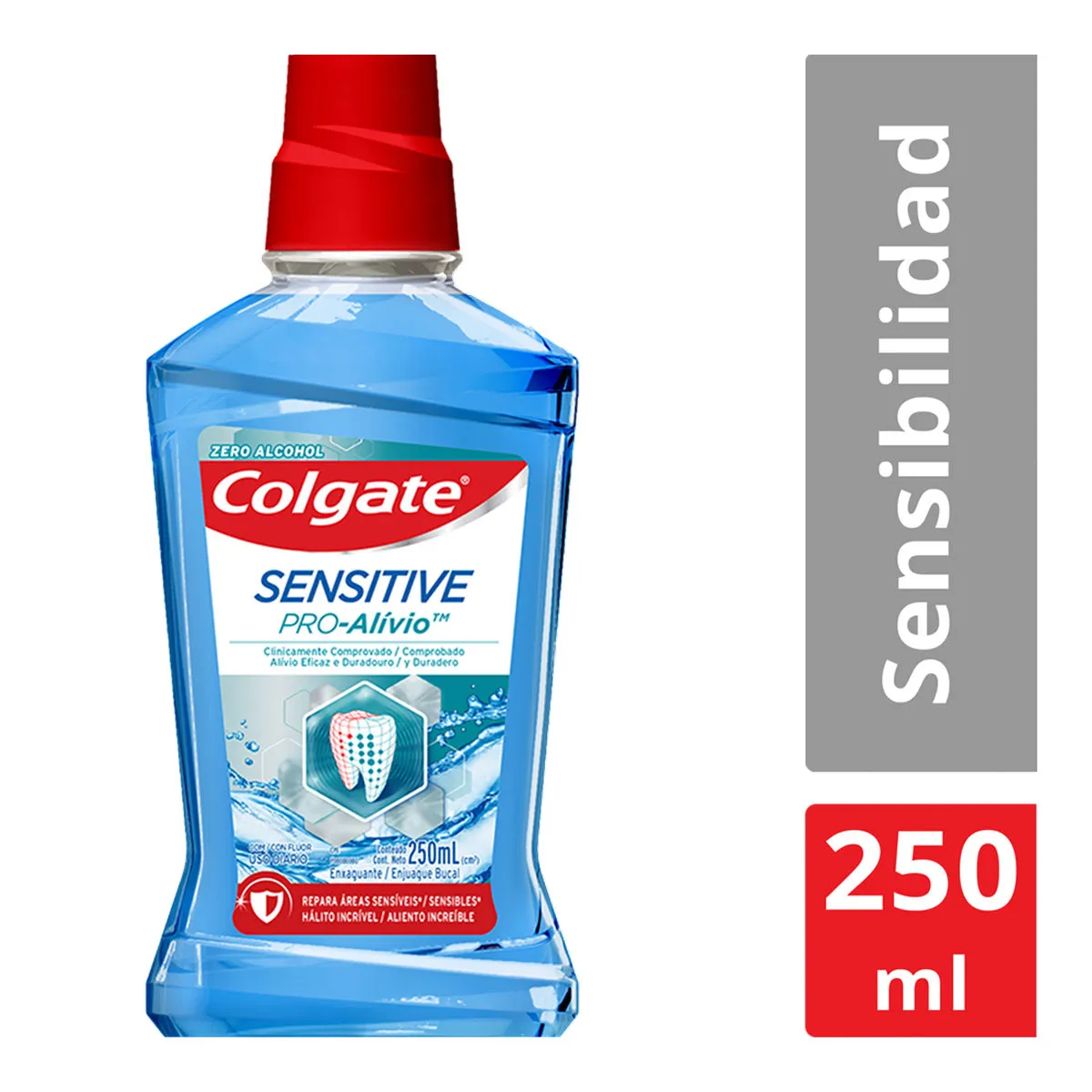 Enjuague Bucal Colgate Total 12 Sensitive Pro alivio C/250 mL