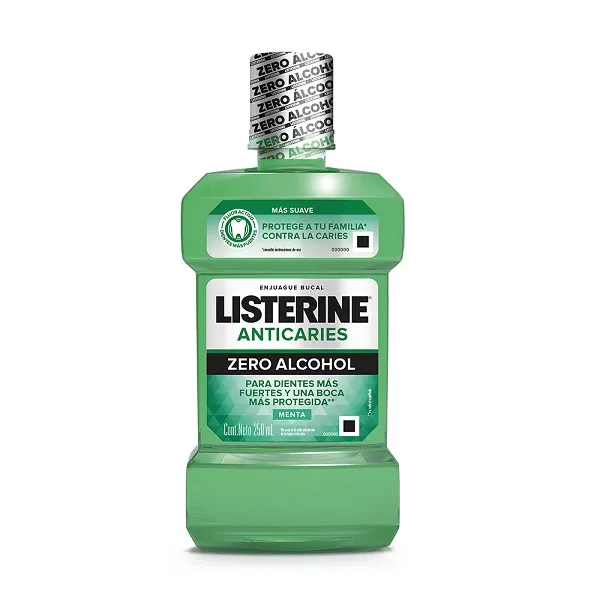 Enjuague Bucal Listerine Anticaries Zero Alcohol C/500 mL
