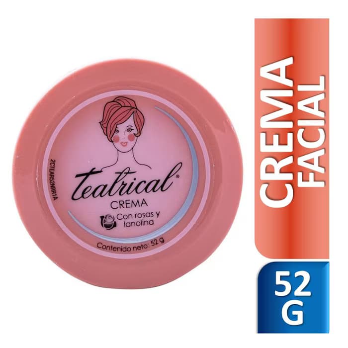 Crema Teatrical Rosas y Lanolina C/52 g