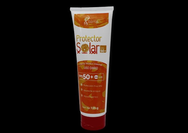 Protector solar SERRAL 50 Fps Crema Facial y Corporal C/125 g
