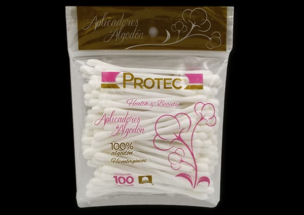 Hisopos en bolsa PROTEC C/100 Pzas