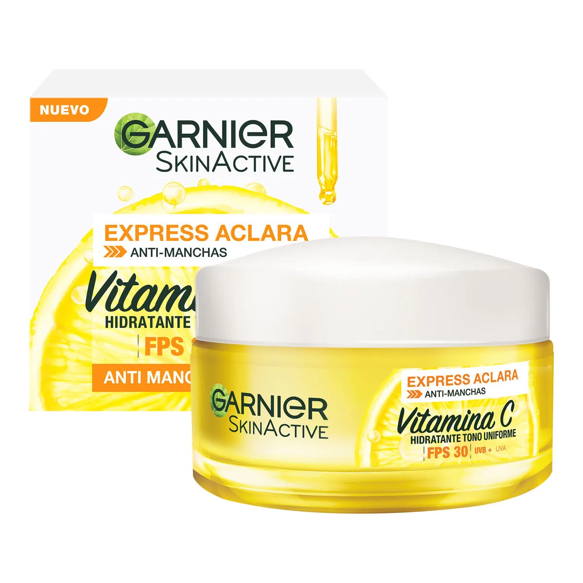 Crema Hidratante Garnier Skin Active Express Aclaradora C/50 mL