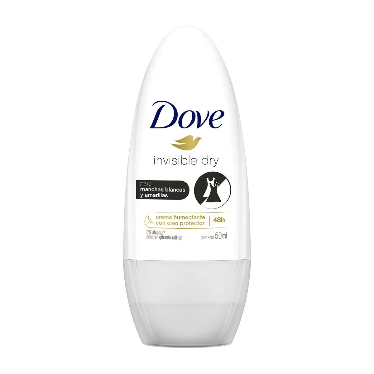 Antitranspirante Roll-On Dove Invisible Dry C/50 ml
