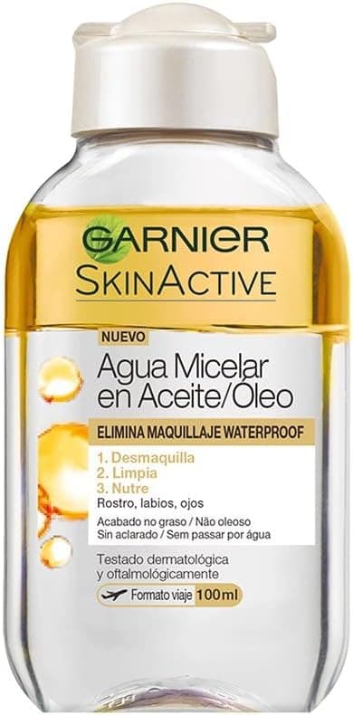 Agua Micelar En Aceite Garnier C/100 mL