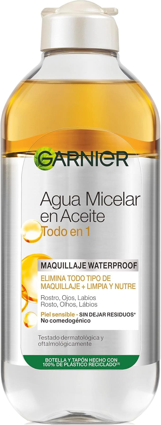 Agua Micelar En Aceite Garnier C/400 mL
