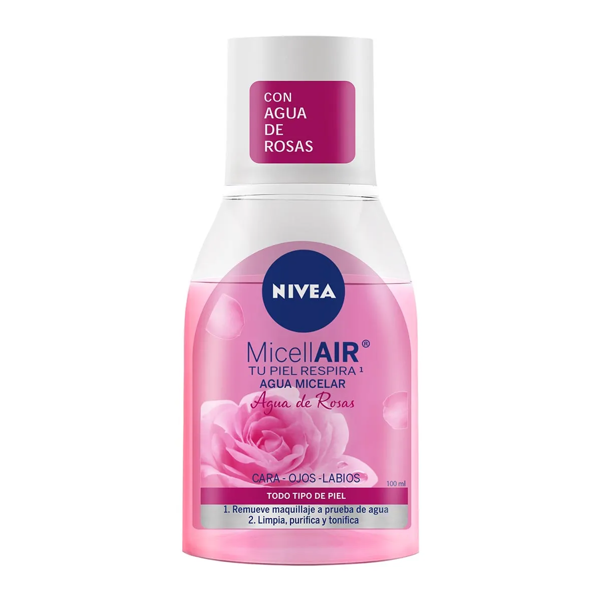 Agua Micelar Nivea Rosas C/100 mL