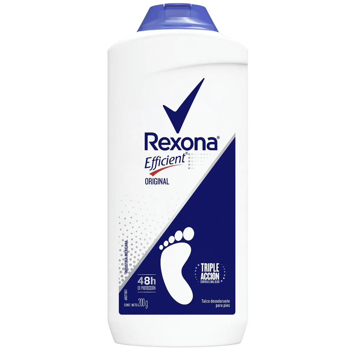 Talco Desodorante Rexona Efficient Pies C/200 g