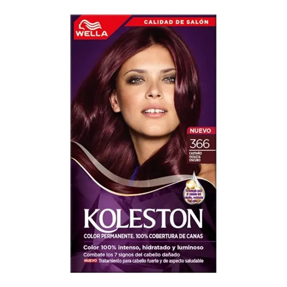 Tinte Koleston 366 Castaño Violeta Oscuro