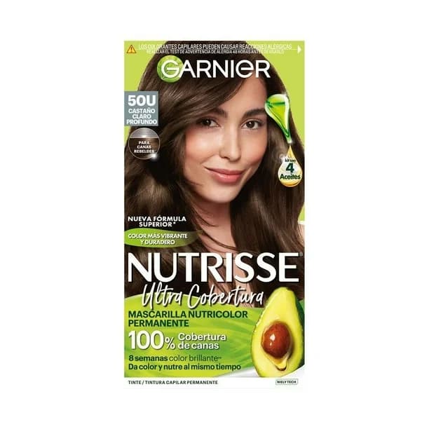 Tinte Garnier 50U Castaña Claro Profundo