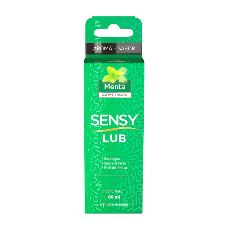 Gel Lubricante Vaginal Sensy Lub Menta C/60 mL