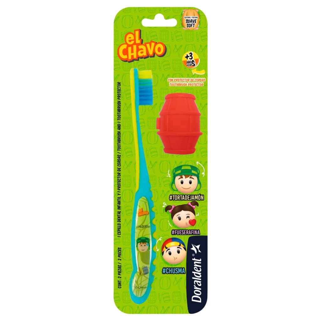 Cepillo Dental Doraldent Infantil El chavo + Estuche barril