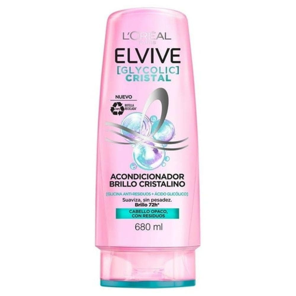 Acondicionador Elvive Glycolic Cristal C/680 mL