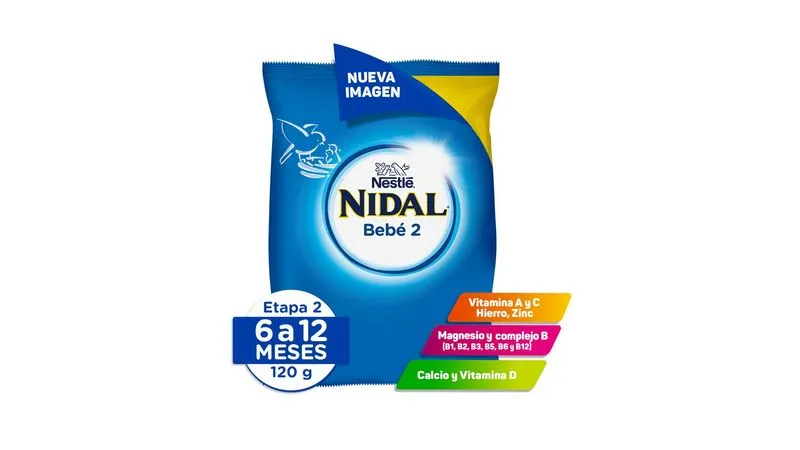 Leche NIDAL 2 C/120 g