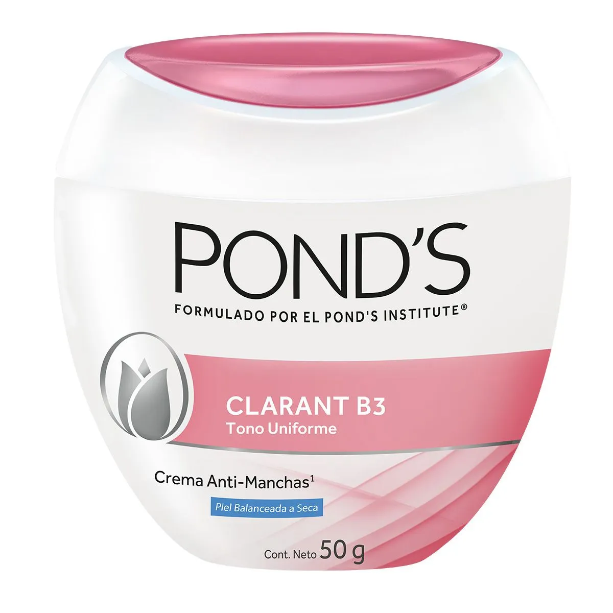 Crema Ponds Clarant B3 balanceado a seca C/50 g