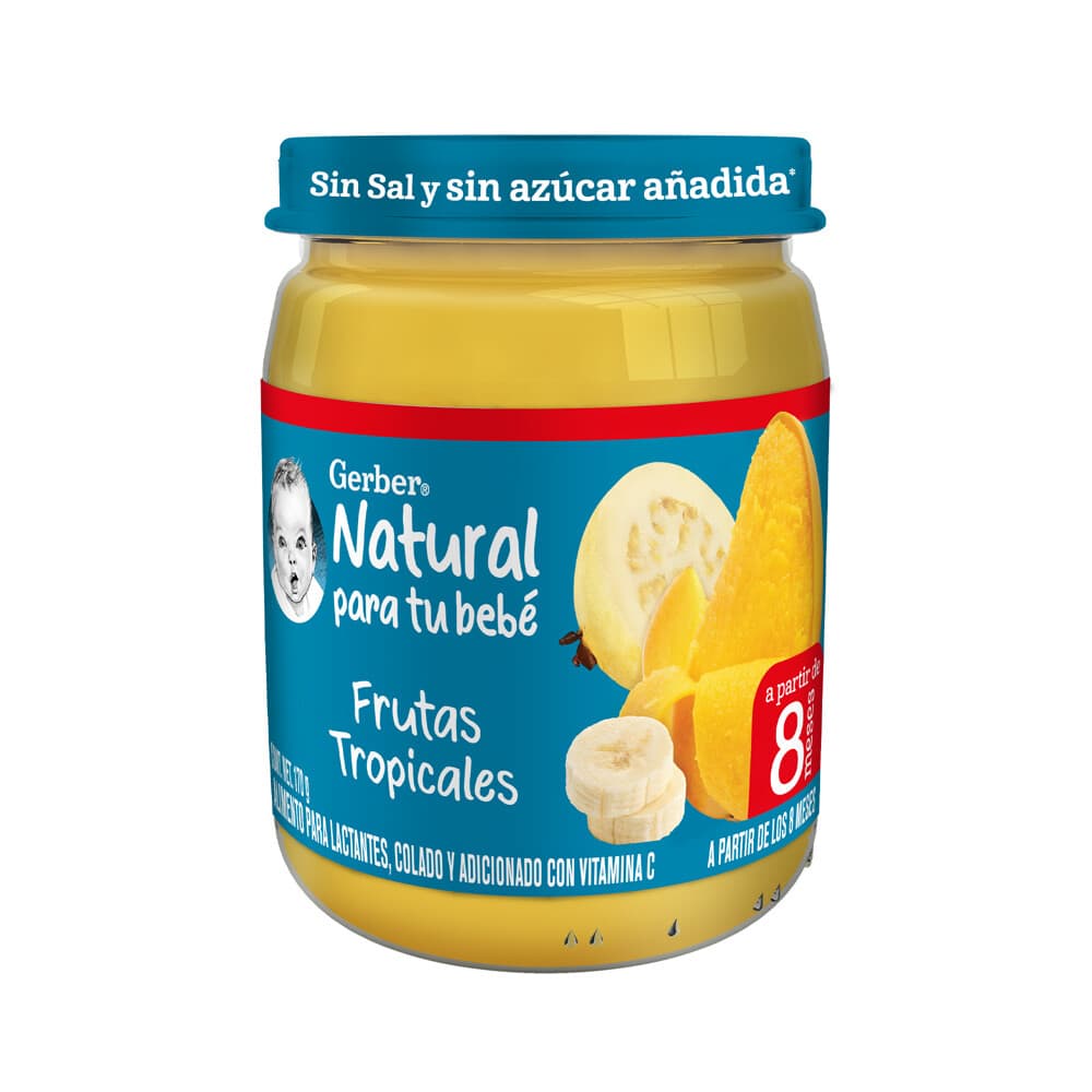 Gerber Etapa 3A Frutas Tropicales C/170 g
