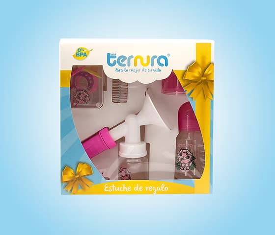 Estuche para lactancia Ternura Deluxe C/4 pzas