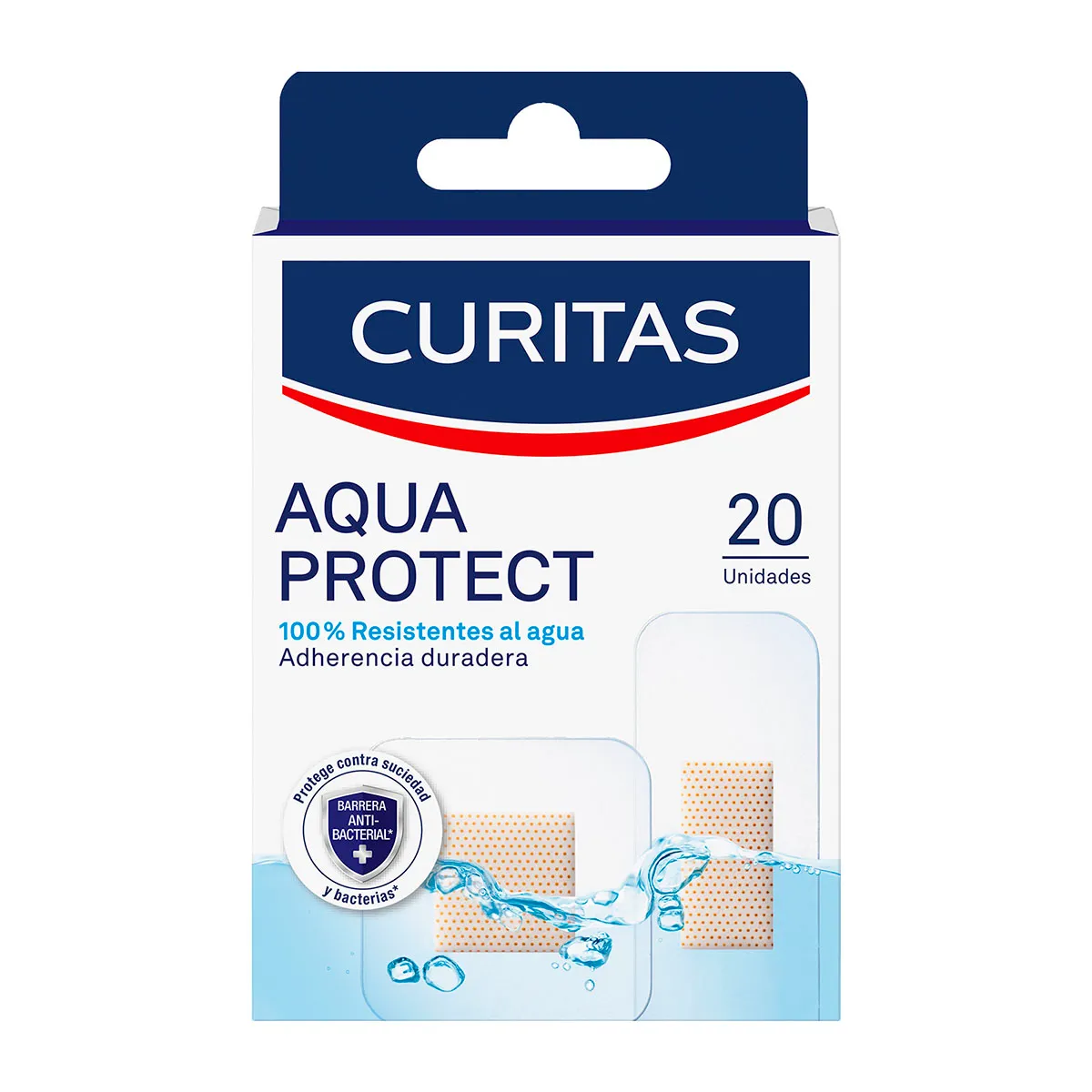 Curitas Aqua Protec Resistente al agua C/20 pzas